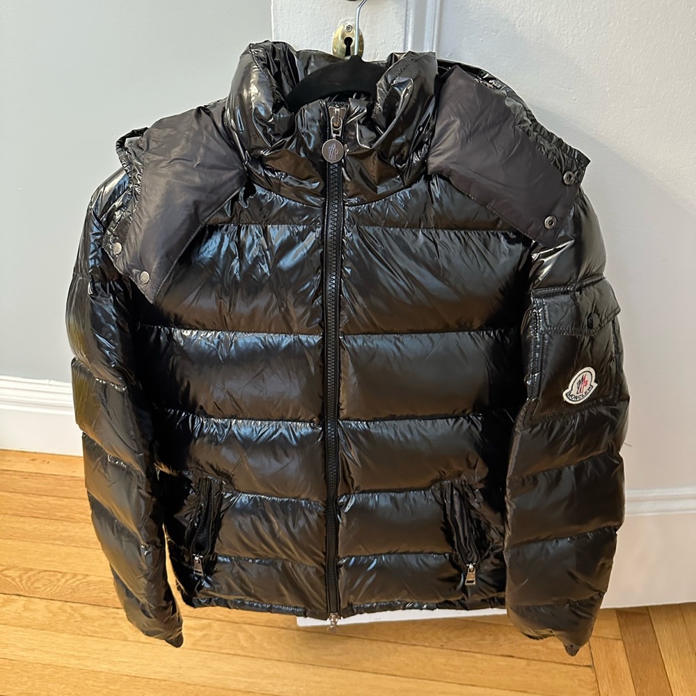 Black Moncler coat brand new